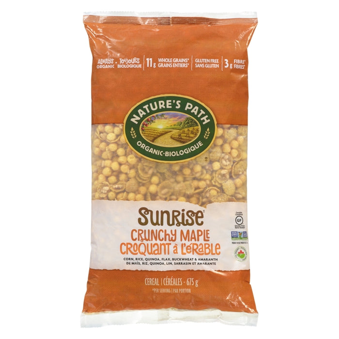 NATURE'S PATH, CROQUANT À L'ÉRABLE SANS GLUTEN BIO, 675 G