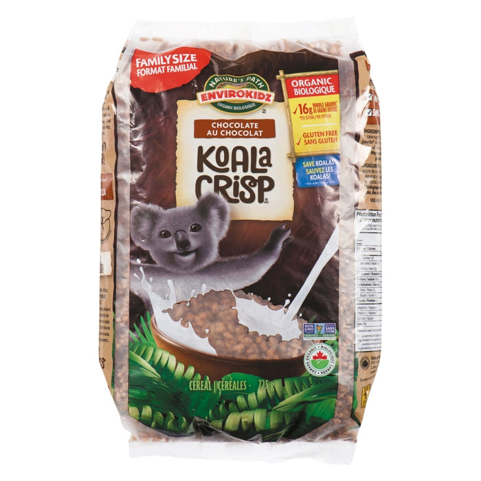 NATURE'S PATH, KOALA CRISP AU CHOCOLAT SANS GLUTEN BIO, 700 G