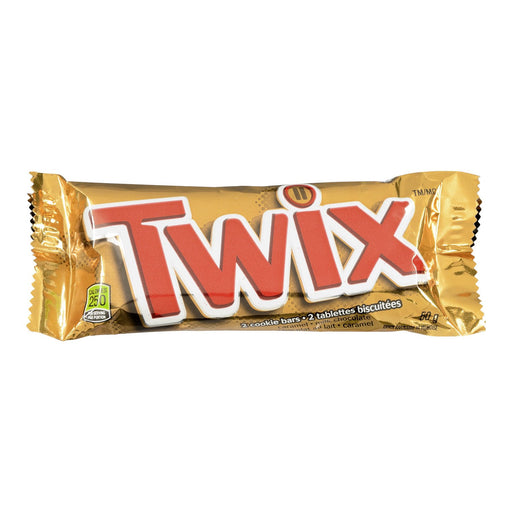 TWIX FRIANDISE TABLETTES BISCUITEES CHOCOLAT LAIT CARAMEL 2S 50 G