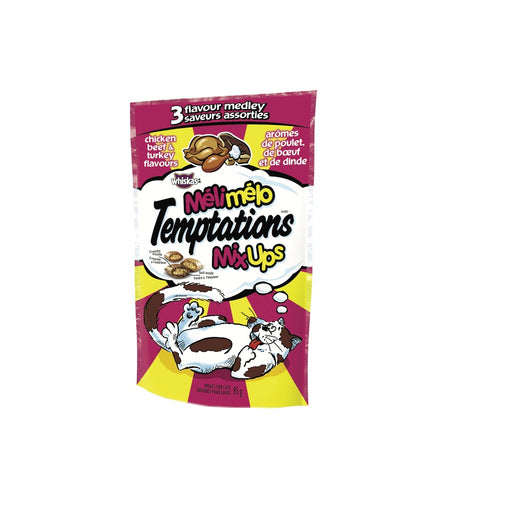 WHISKAS, TEMPTATIONS MÉLI-MÉLO DE VIANDE, 85 G