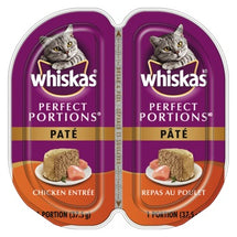 WHISKAS, PERFECT PORTIONS CHICKEN MEAL PIE, 2 X 37.5 G