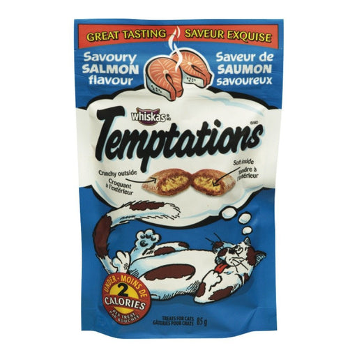 WHISKAS TEMPTATIONS GATERIES POUR CHATS SAUMON SAVOUREUX 85 G