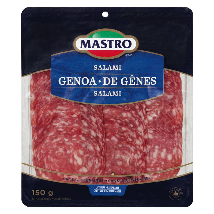 MASTRO, SALAMI DE GÊNES DOUX, 150 G