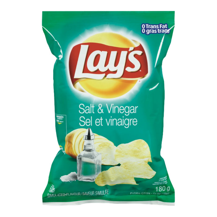 LAY'S, CROUSTILLE SEL ET VINAIGRE, 200G