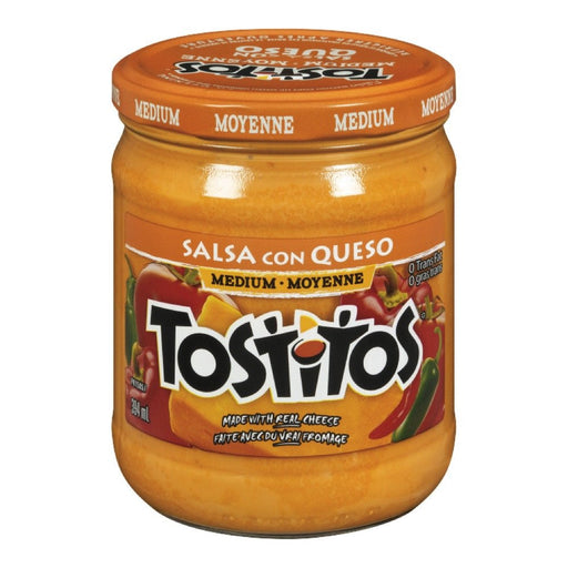 TOSTITOS SALSA MOYENNE CON QUESO 394 ML