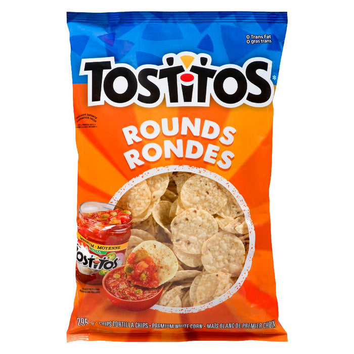 TOSTITOS TORTILLA CHIPS RONDES, 295 G