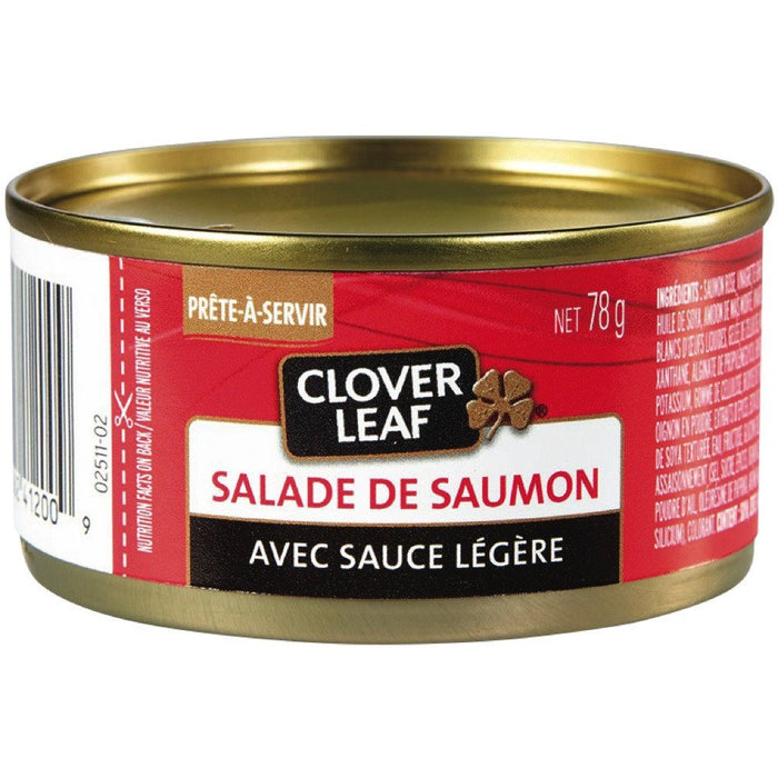 CLOVERLEAF SALADE SAUMON MAYONNAISE LÉGER 78 G