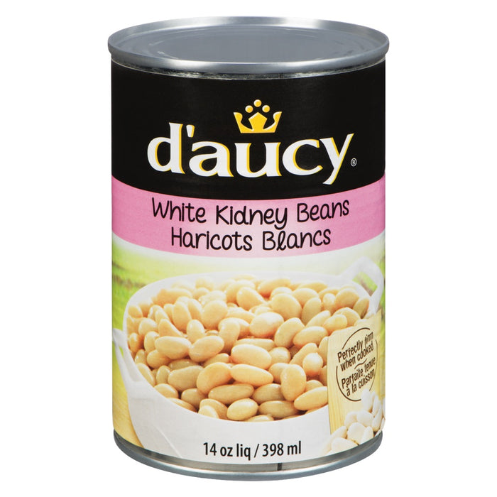 D'AUCY, HARICOTS BLANCS, 398 ML