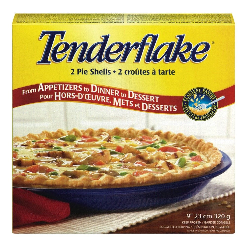 Tenderflake TENDERFLAKE REGULAR PIE CRUST, 9IN, 320 G — Marché Nuvo