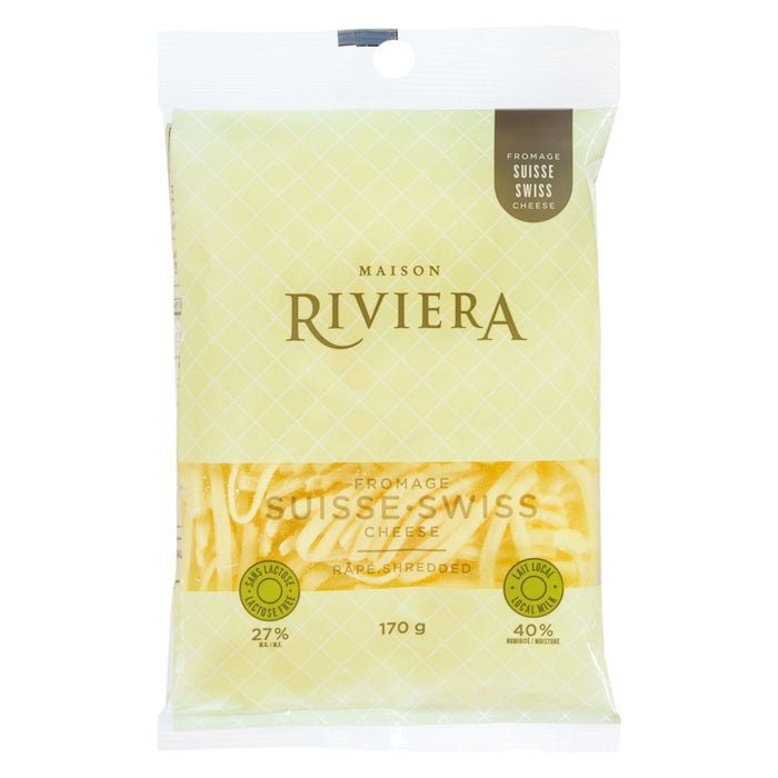 RIVIERA, GRATED SWISS CHEESE, 170 G