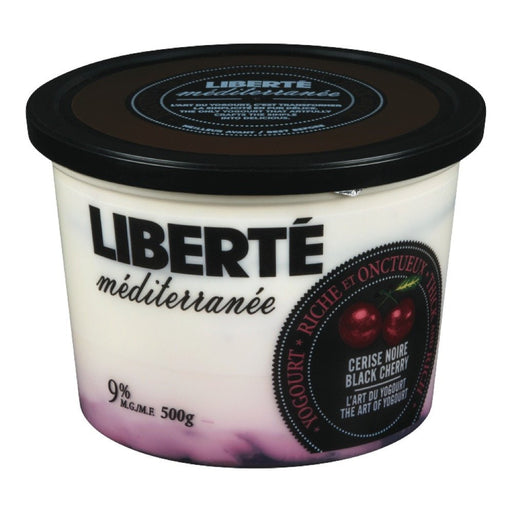 LIBERTÉ YOGOURT MEDITERRANEE CERISE NOIRE 500 G