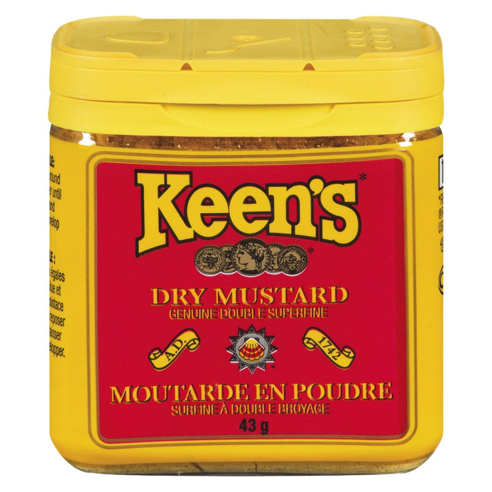 KEEN'S, MOUTARDE EN POUDRE, 43G