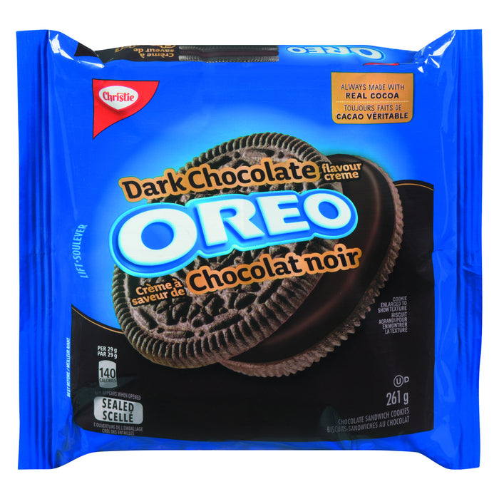 CHRISTIE, BISCUITS OREO CHCOLAT NOIR, 261 G