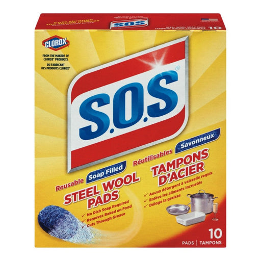 SOS TAMPON D'ACIER SAVONNEUX 10 UN