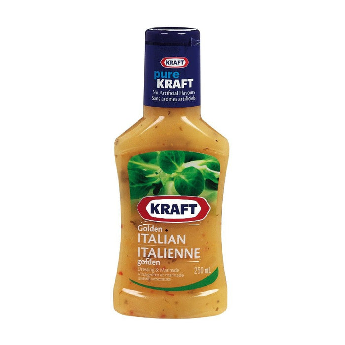 KRAFT VINAIGRETTE ITALIENNE DORÉ, 250 ML—