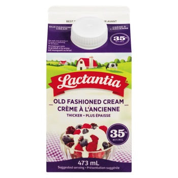 LACTANTIA CRÈME 35% ANCIENNE PLUS ÉPAISSE 473 ML