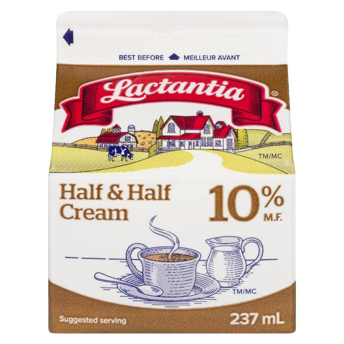 LACTANTIA, CRÈME À CAFÉ 10%, 237 ML