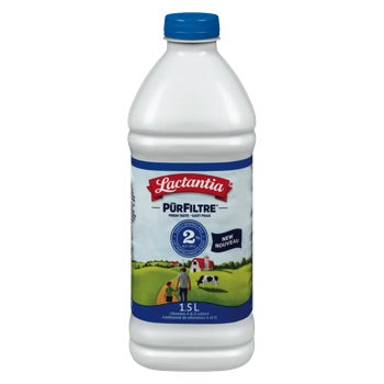 LACTANTIA, LAIT 2% PURFILTRE, 1.5L