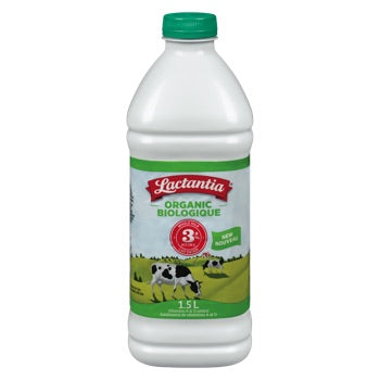 LACTANTIA, LAIT BIOLOGIQUE 3.25% 1.5L