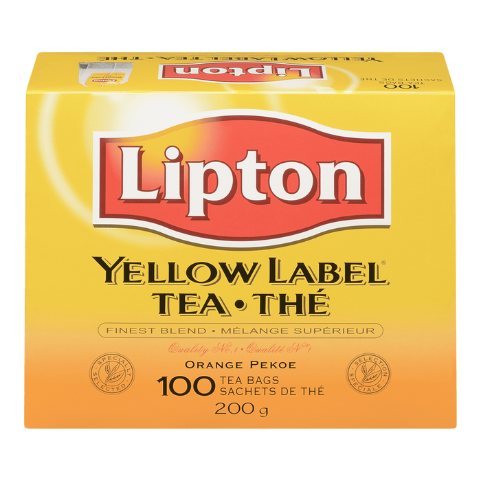 Thé Lipton Yellow en boite de 100 pas cher