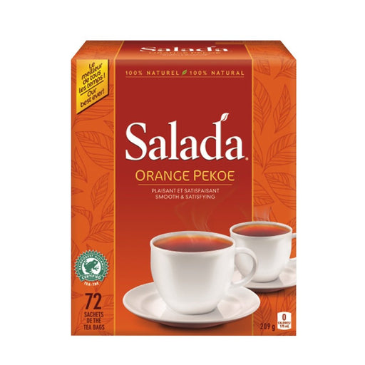 SALADA THÉ ORANGE PEKOE SACHET 72 UN