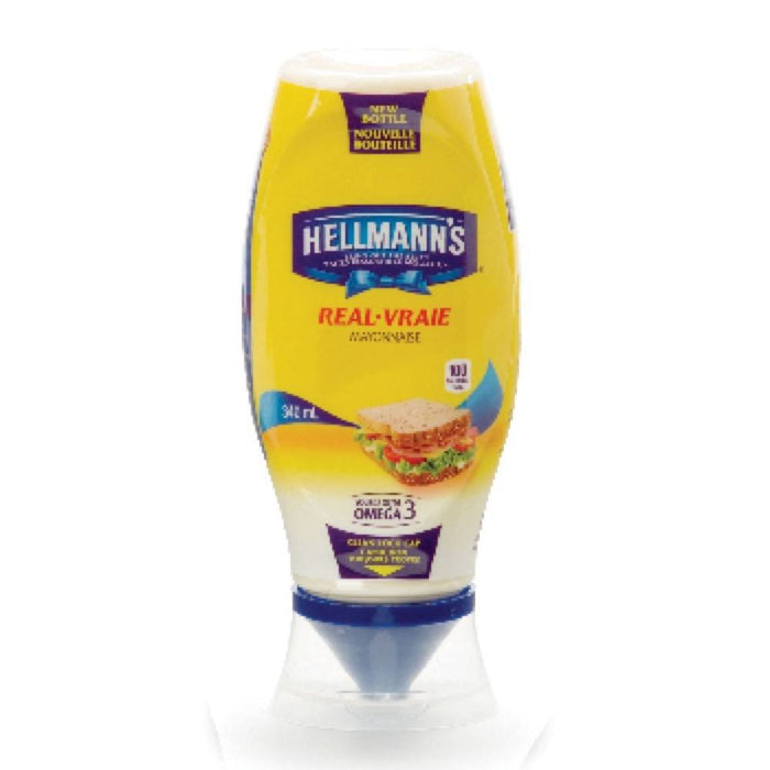 HELLMANN'S VRAIE MAYONNAISE COMPRIMABLE 340 ML