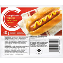 COMPLIMENTS, SMOKED SAUSAGES, 450 G