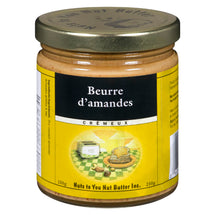 NUTS TO YOU NUT BUTTER BEURRE AMANDES CREMEUX, 250 G