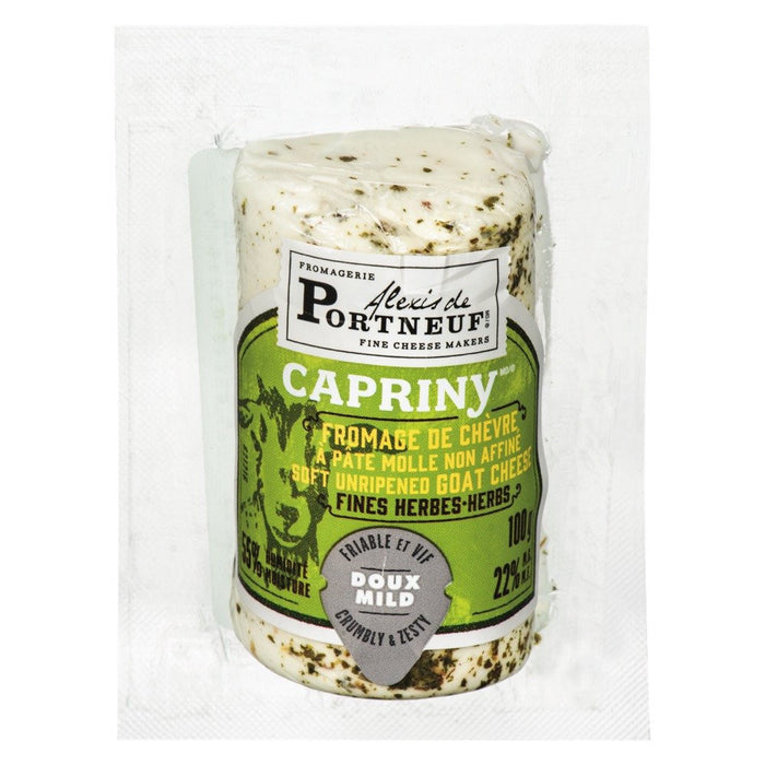 ALEXIS DE PORTNEUF FROMAGE CAPRINY HERBES 100 G