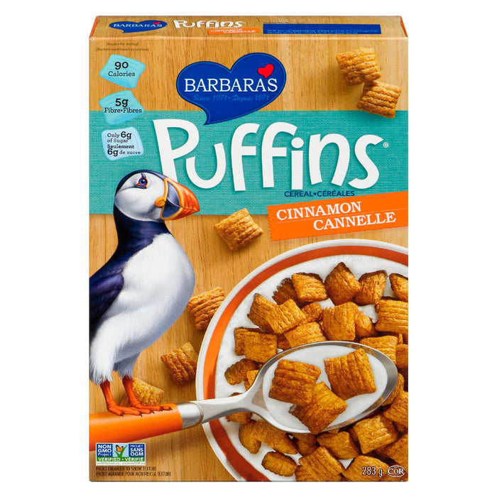 PUFFINS, CEREALES CANNELLE, 283 G