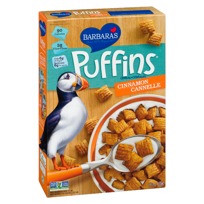 PUFFINS, CEREALES CANNELLE, 283 G