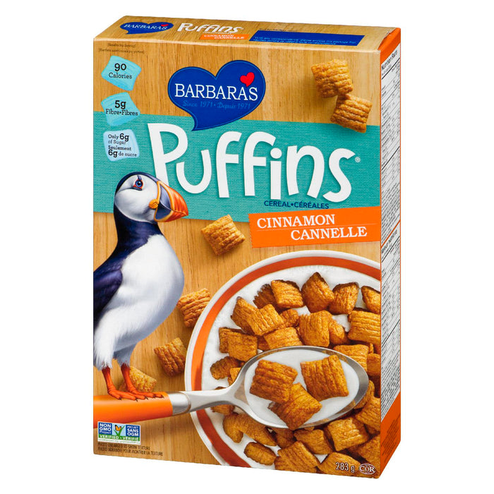PUFFINS, CEREALES CANNELLE, 283 G