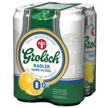 GROLSCH, RADLER AUX CITRON 0.0% SANS ALCOOL, 4X500 ML