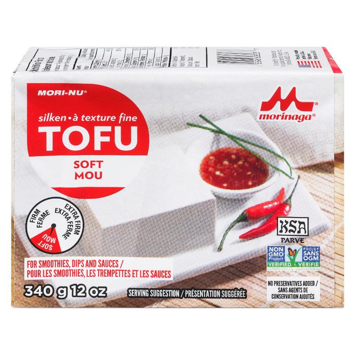 MORINAGA MORI NUDE SOFT SOFT SILK TOFU, 340 G