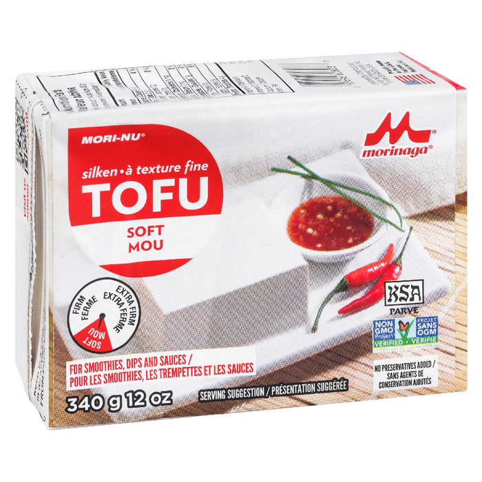 MORINAGA MORI NUDE SOFT SOFT SILK TOFU, 340 G