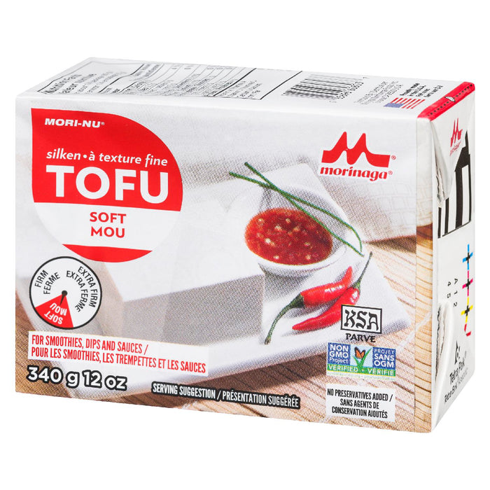 MORINAGA MORI NUDE SOFT SOFT SILK TOFU, 340 G