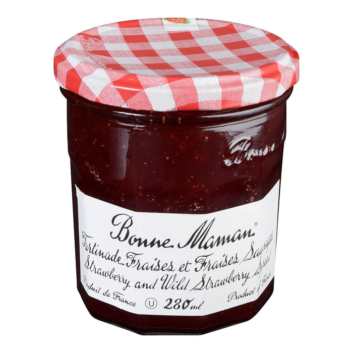 BONNE MAMAN WOODEN STRAWBERRY SPREAD, 280 ML