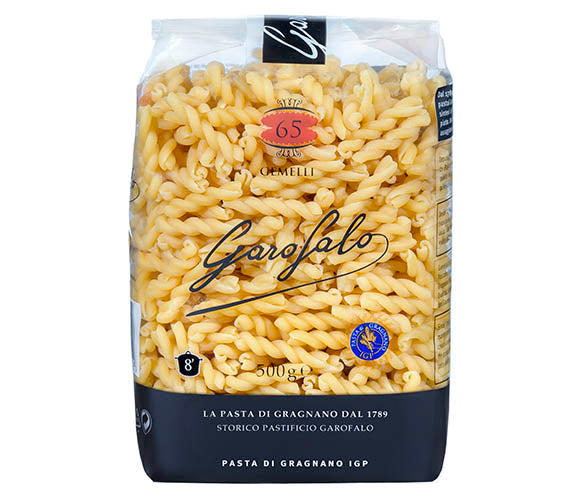 GAROFALO, PÂTES ALIMENTAIRES GEMELLI #65, 500 G