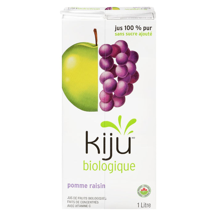 KIJU JUS DE POMME ET RAISIN BIO, 1 L