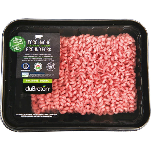 DUBRETON, PORC HACHÉ EXTRA-MAIGRE BIOLOGIQUE, 450G