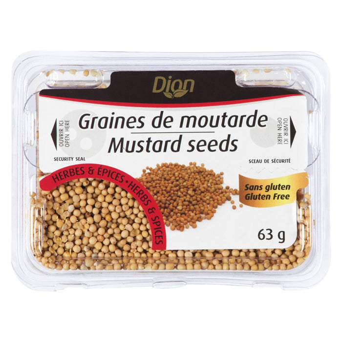 DION, GRAINES DE MOUTARDE, 63G