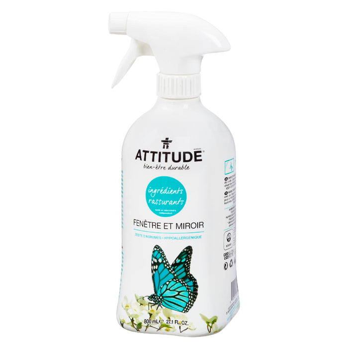 ATTITUDE GLASS AND MIRROR CLEANER, 800 ML