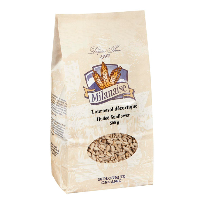 MILANAISE, TOURNESOL DÉCORTIQUÉ BIOLOGIQUE, 500G