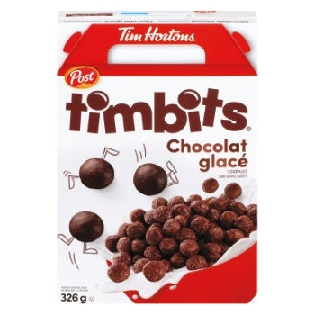 POST CEREALES TIMBITS CHOCOLAT GLACE 326G