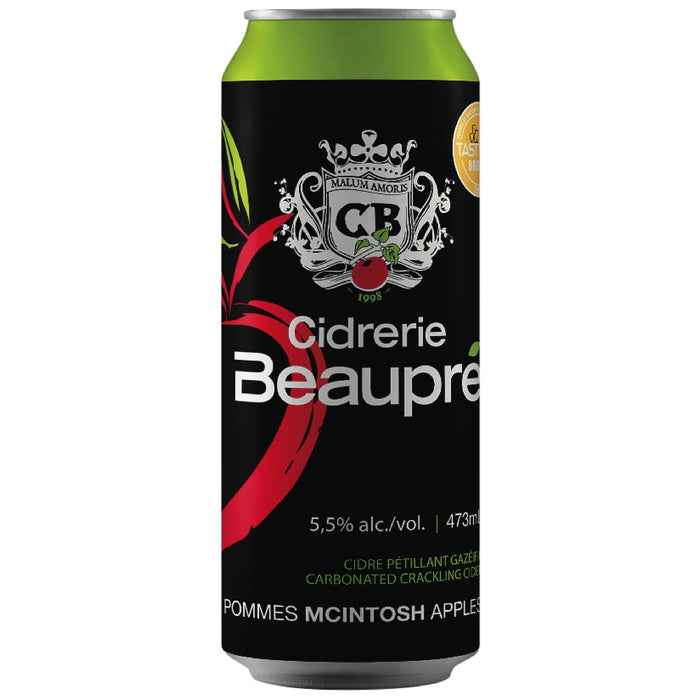 CIDRERIE BEAUPRÉ, CIDRE DE POMME MCINTOSH 5.5%, 473 ML