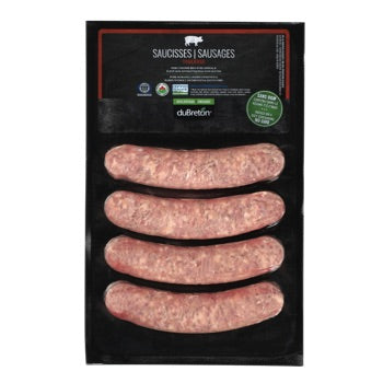 DUBRETON, SAUCISSE TOULOUSE BIOLOGIQUE, 400G