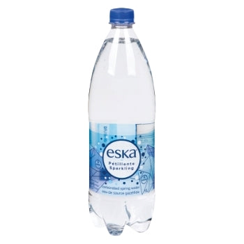 ESKA, PLASTIC CARBONATED SPRING WATER, 1 L