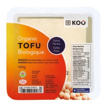 KOO, TOFU BIOLOGIQUE EXTRA FERME, 450 G