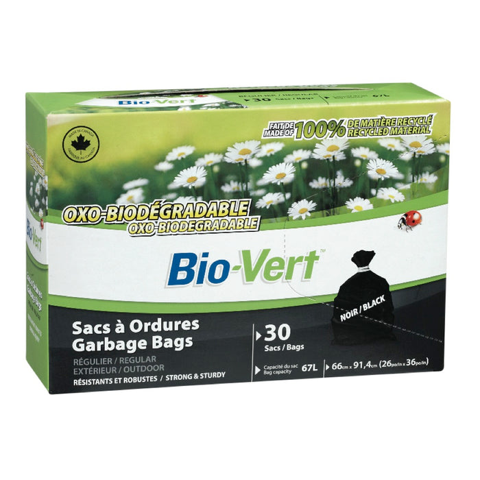 BIOVERT BIODEGRAD NOIR SAC POUB, 30 UN
