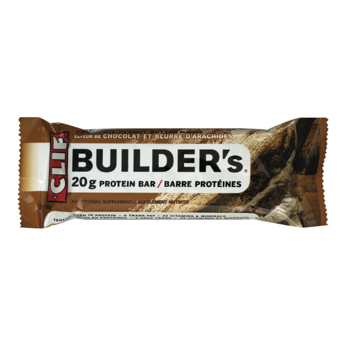 CLIF BUILDERS PROTEIN BAR CHOCOLAT BEURRE D'ARACJODE 68 G